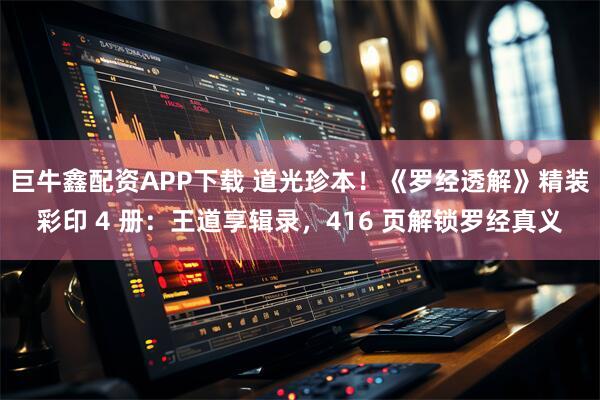 巨牛鑫配资APP下载 道光珍本！《罗经透解》精装彩印 4 册：王道享辑录，416 页解锁罗经真义