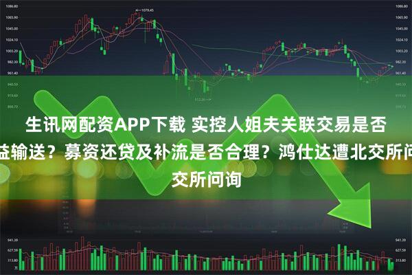 生讯网配资APP下载 实控人姐夫关联交易是否利益输送？募资还贷及补流是否合理？鸿仕达遭北交所问询